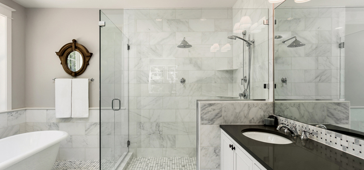 bathroom shower door installation in Mill Valley